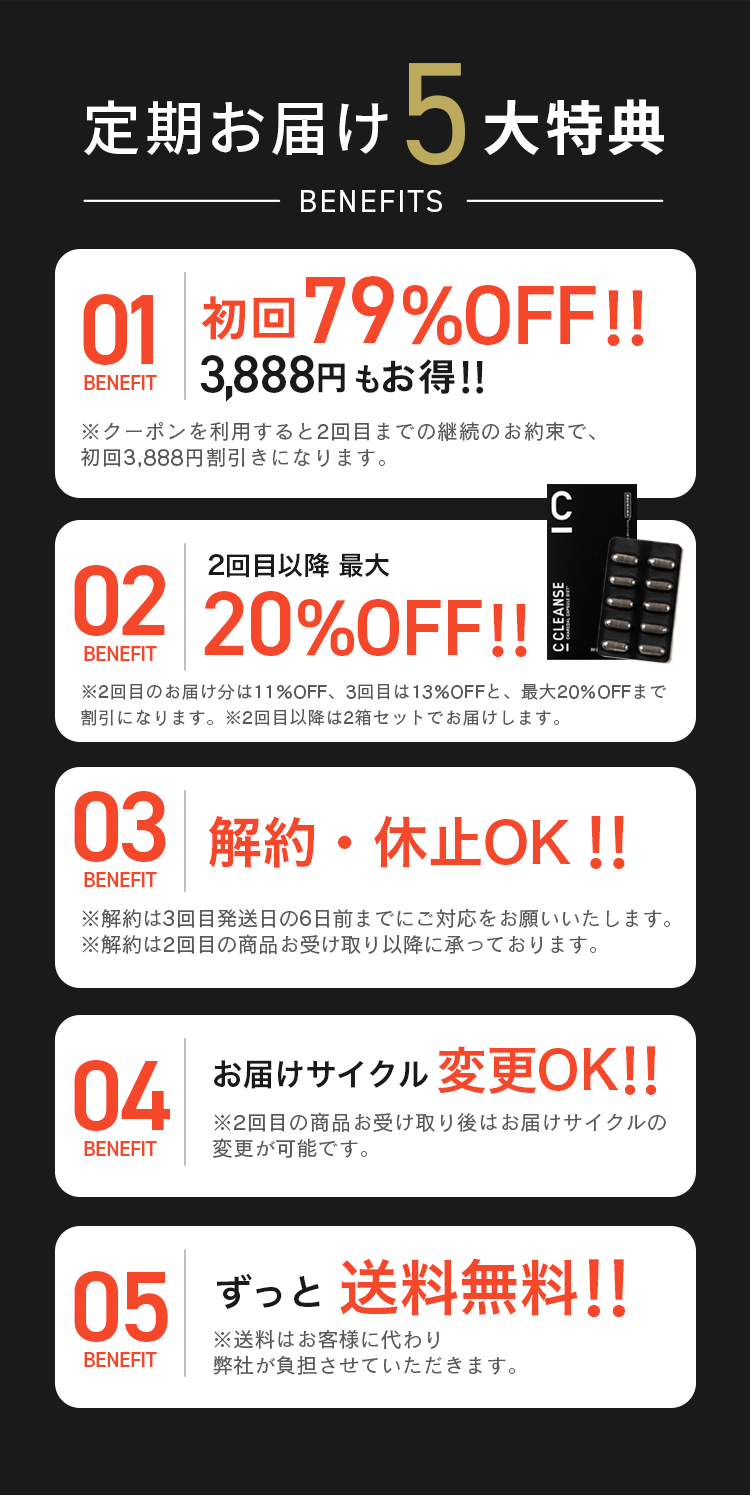 3大特典