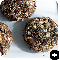 オレンジピールとカカオニブのオートミールコーヒークッキー