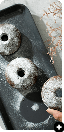 ロカボなカフェモカ焼きドーナツ