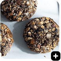 オレンジピールとカカオニブのオートミールコーヒークッキー